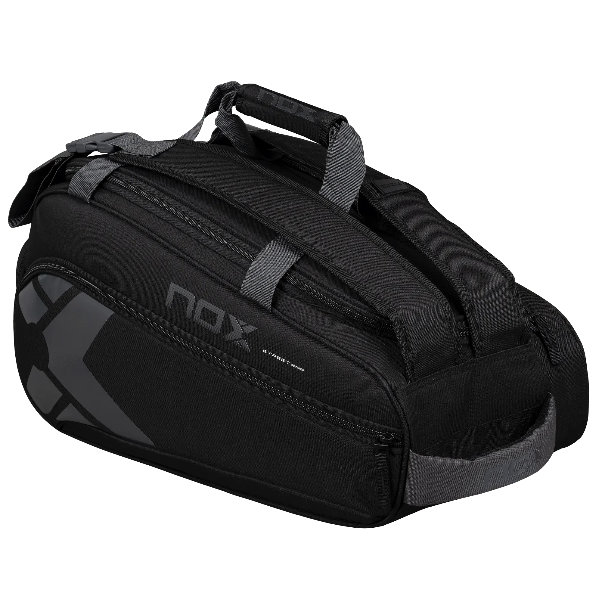 Padelio krepšys NOX Street Series Black/Grey