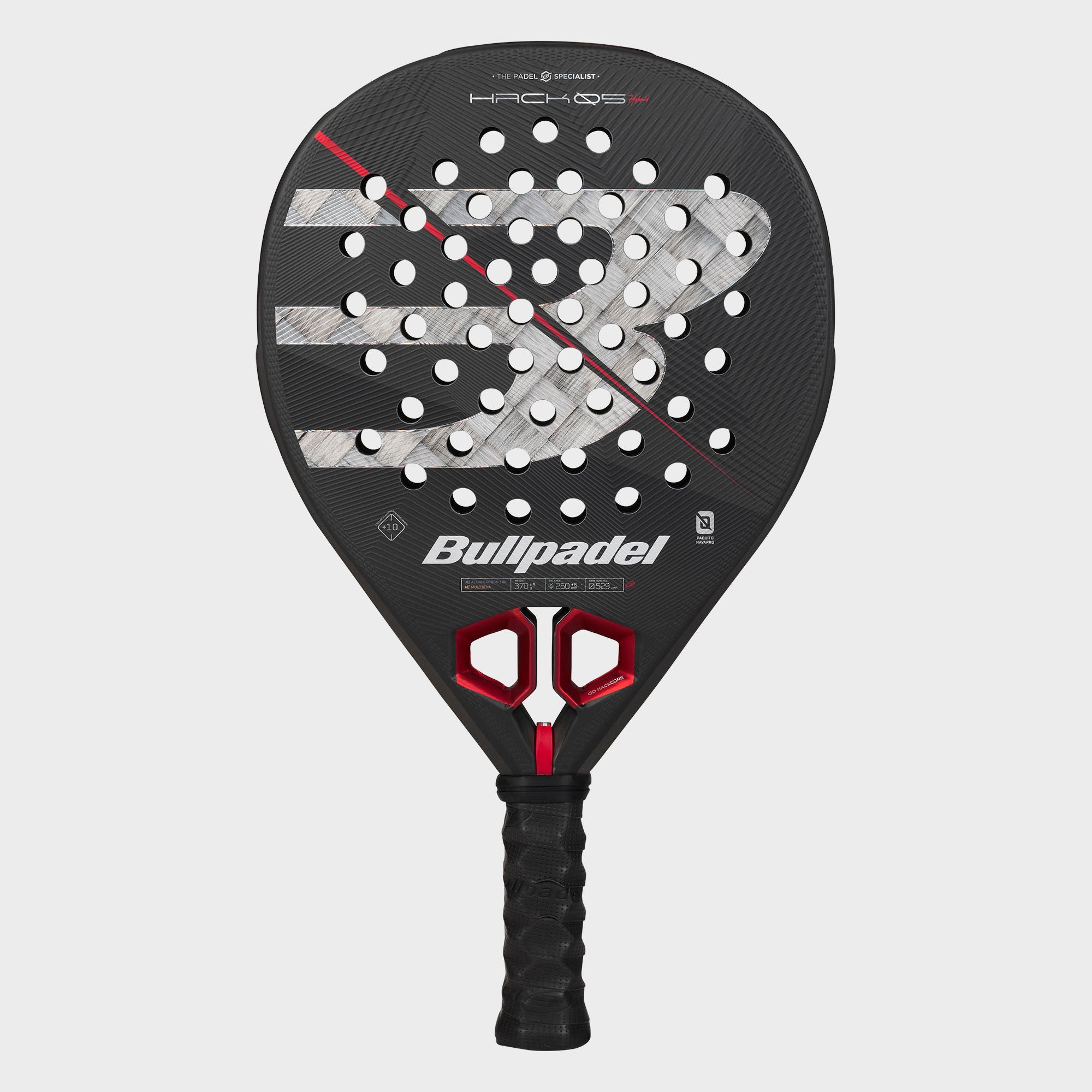 Padelio raketė BULLPADEL Hack 05 Hybrid 27