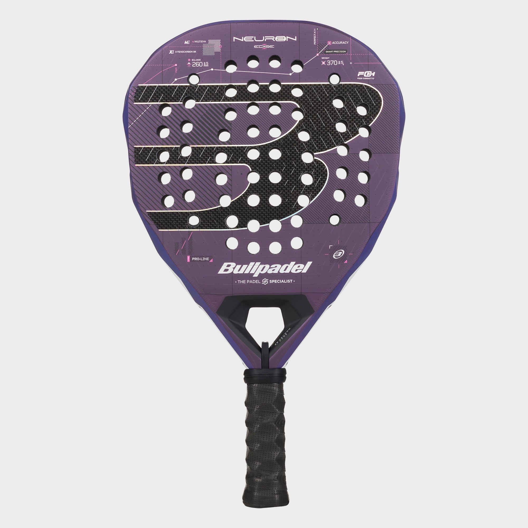 Padelio raketė BULLPADEL Neuron 02 Edge 27
