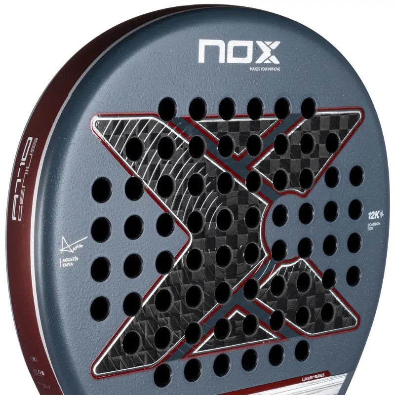 Padelio raketė NOX AT10 Genius 12K Alum By Agustin Tapia