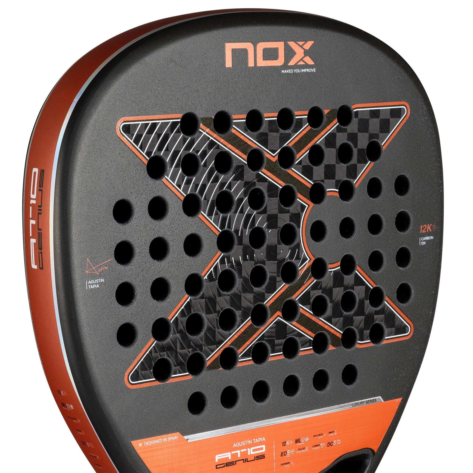 Padelio raketė NOX AT10 Genius Attack 12K By Agustín Tapia
