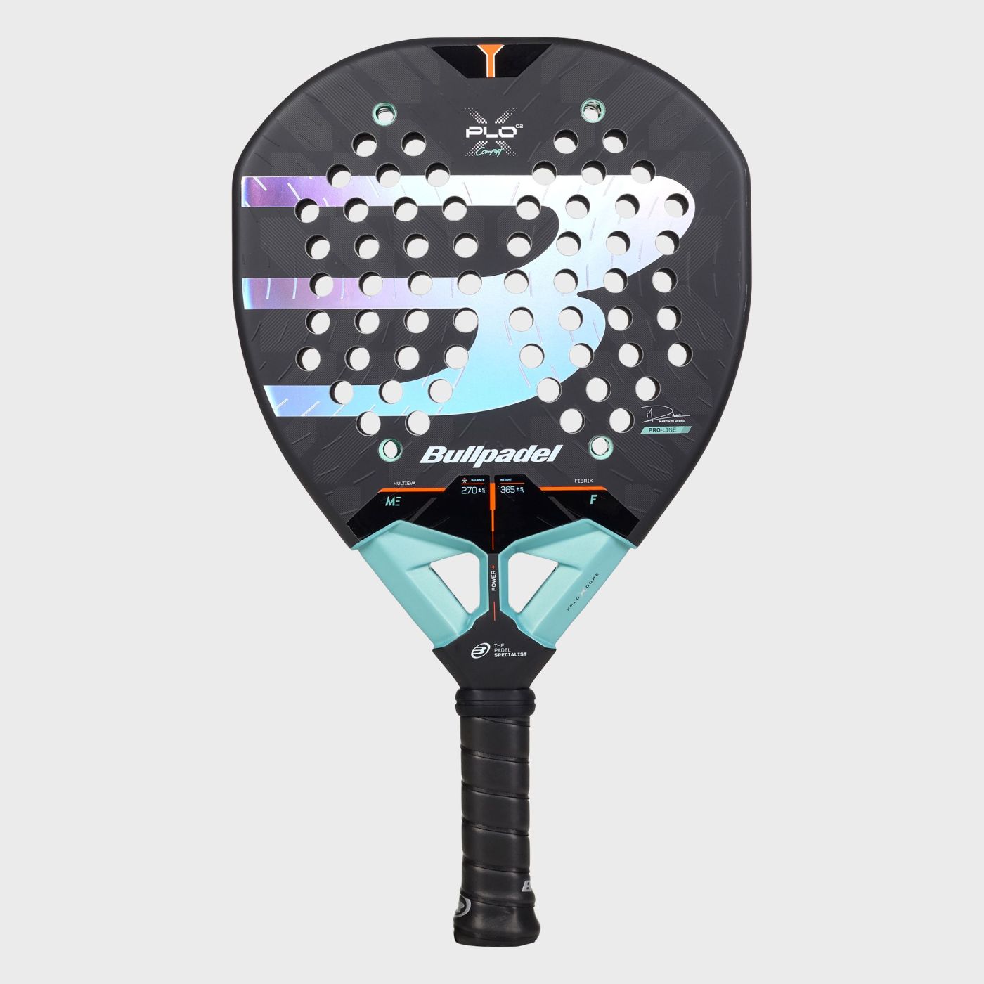 Bullpadel XPLO CMF 27 padelio raketė, priekis