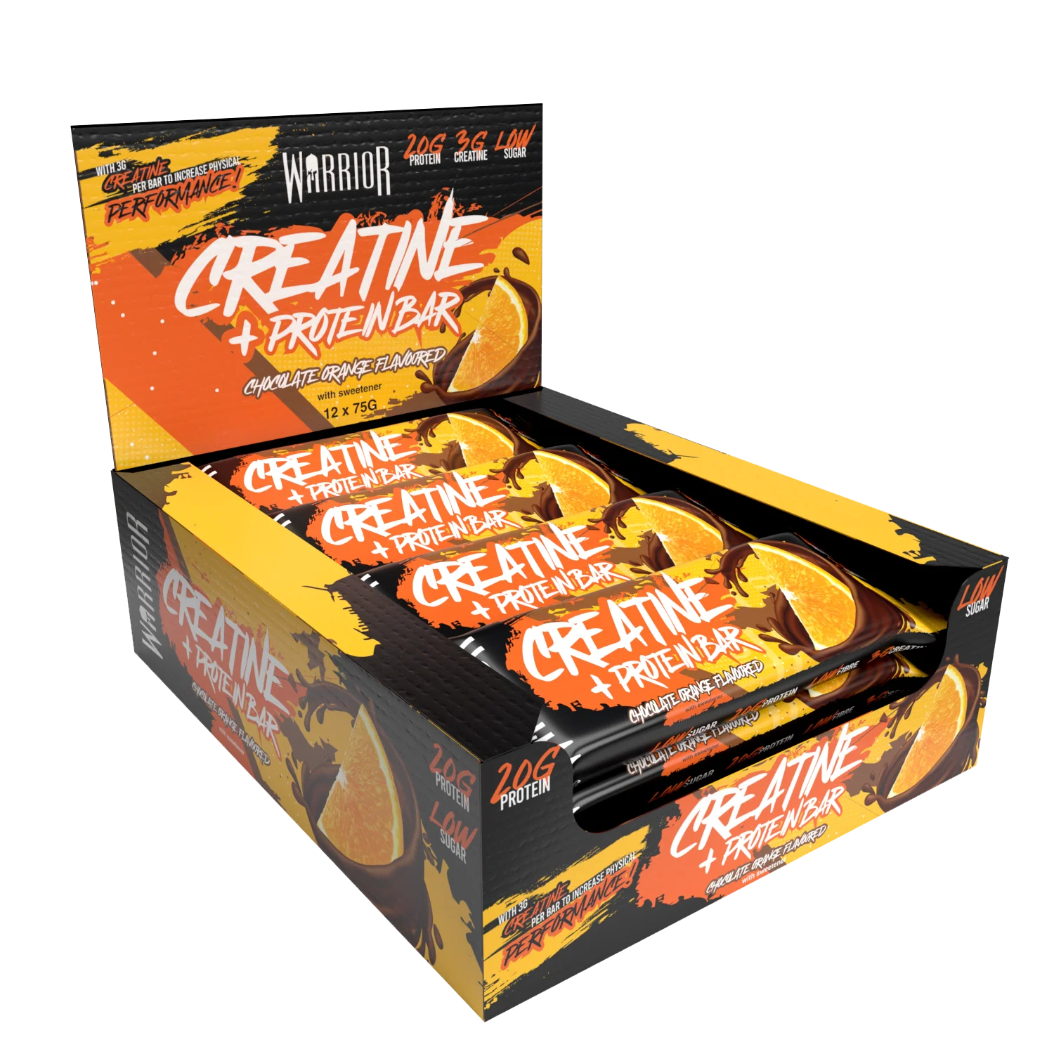 Warrior Creatine + Protein batonėlis 75 g