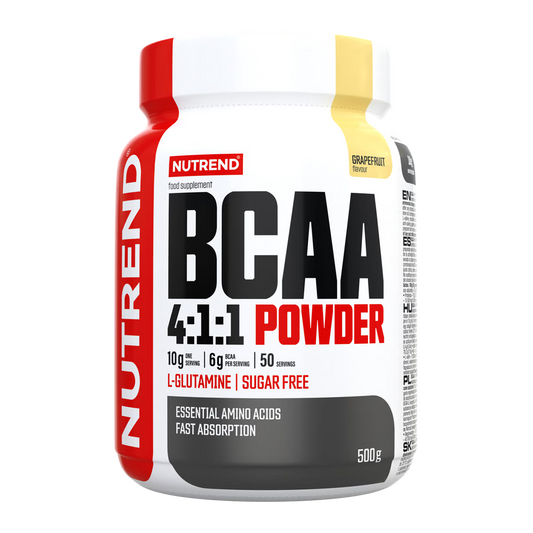 Nutrend "BCAA 4:1:1 Energy Powder" Aminorūgštys 500g
