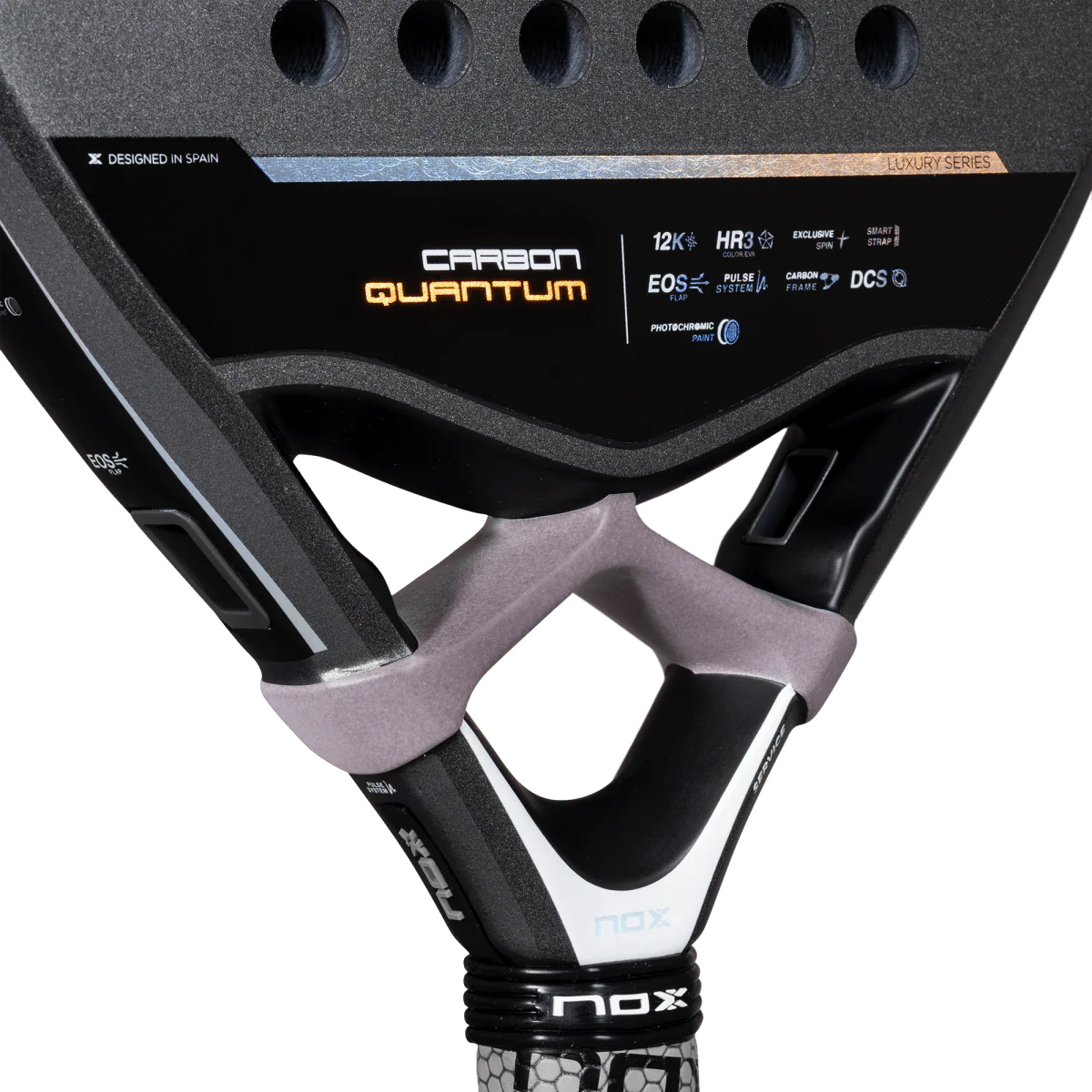 NOX QUANTUM 12K CARBON 2025 padelio raketė Nox