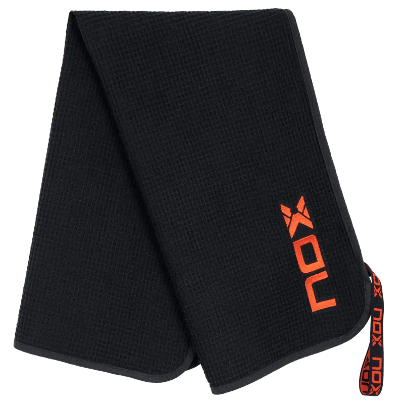 Towel NOX Cotton black/red