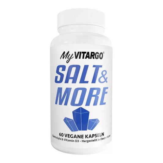 MyVITARGO "Salt&More“ elektrolitų ir druskų ir vitaminų kompleksas 60kap.