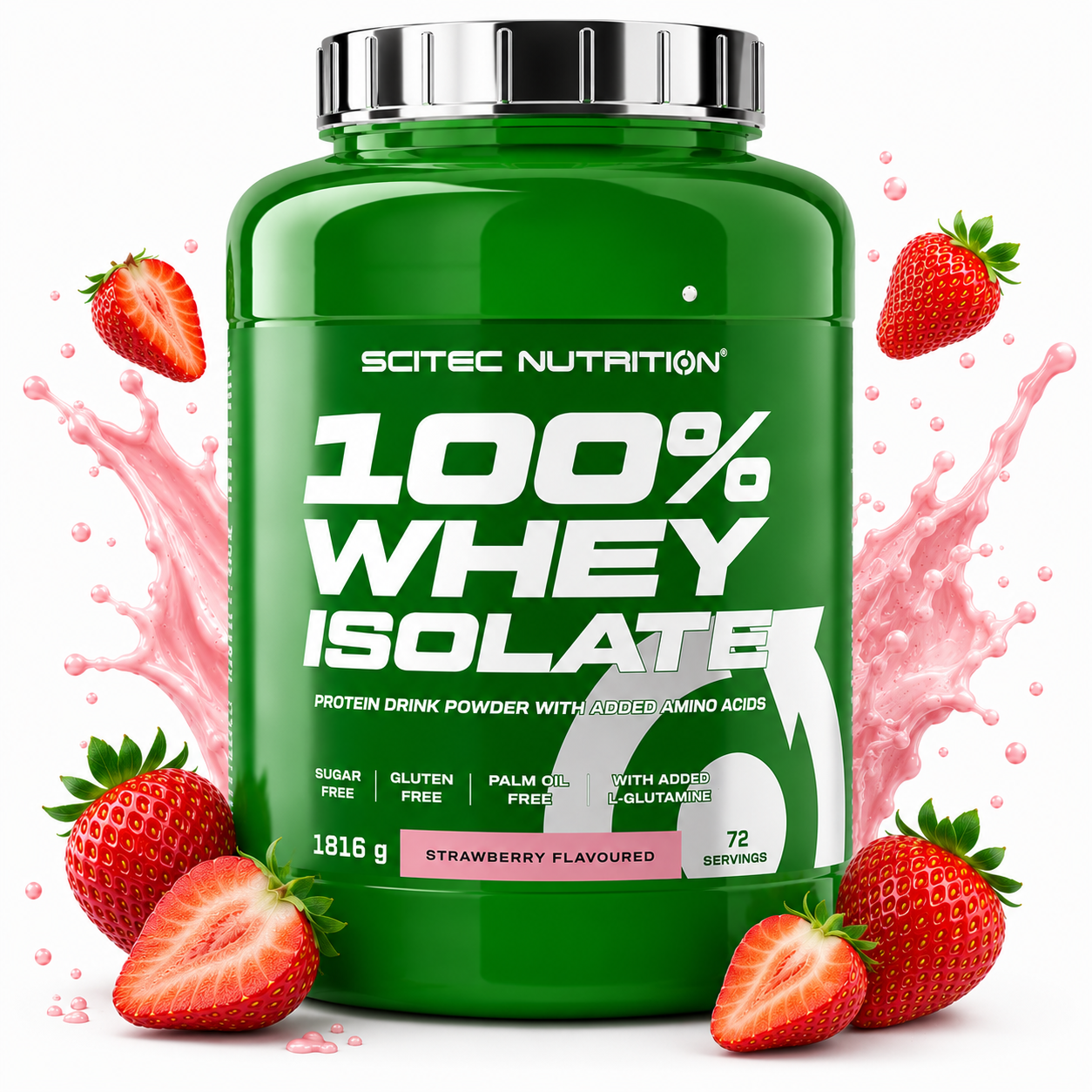 100% whey isolate strawberry