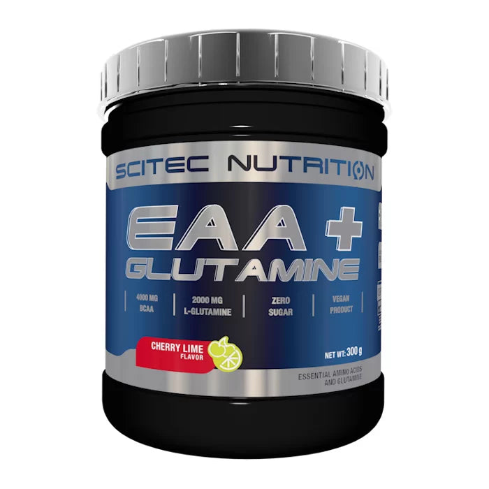 Scitec eaa глютамин вишня лимоны