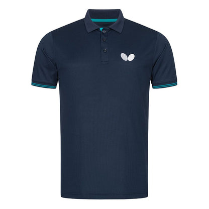 Butterfly Puren polo marškinėliai mėlyni