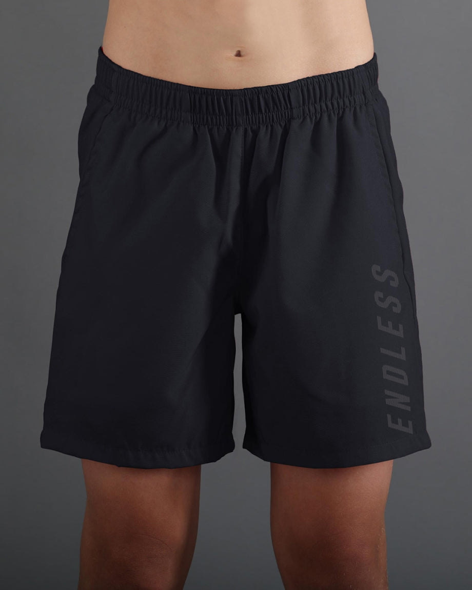 Šortai ENDLESS Ace Kids Black (10-12)