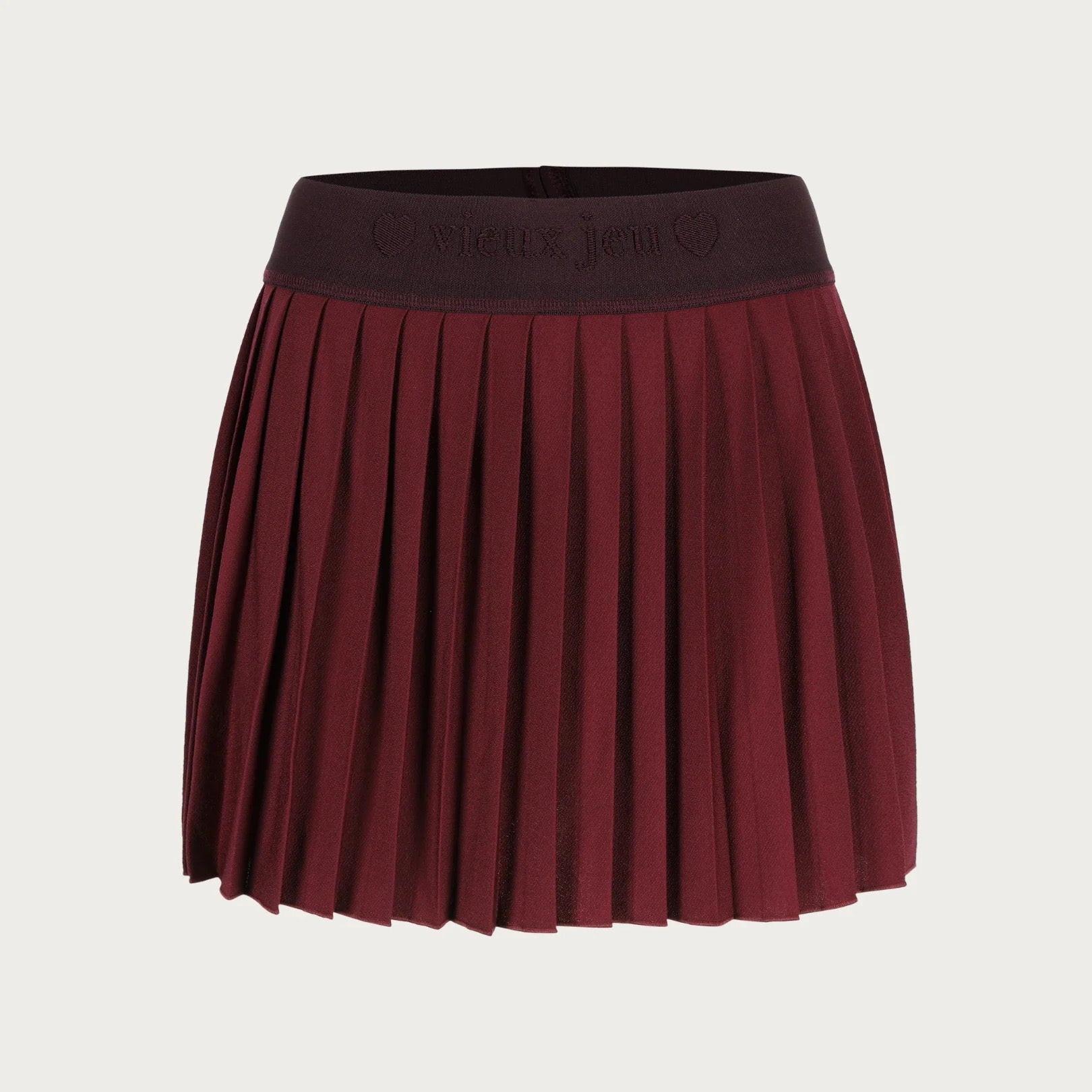 Sijonas VIEUX JEU Chantal Heart Burgundy (XL)