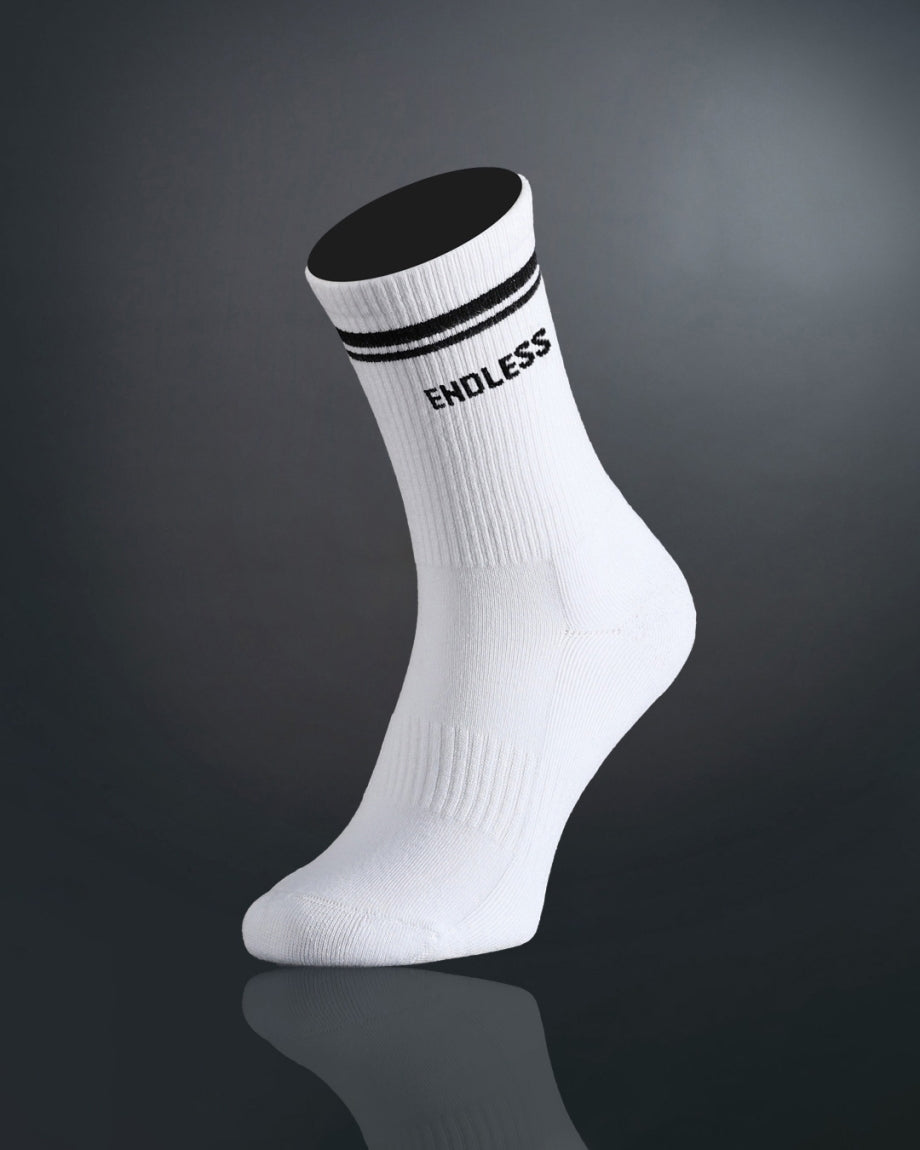 Kojinės ENDLESS Essential White (39-41)