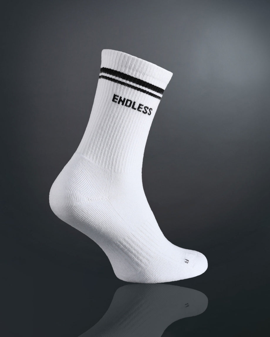 Kojinės ENDLESS Essential White (39-41)