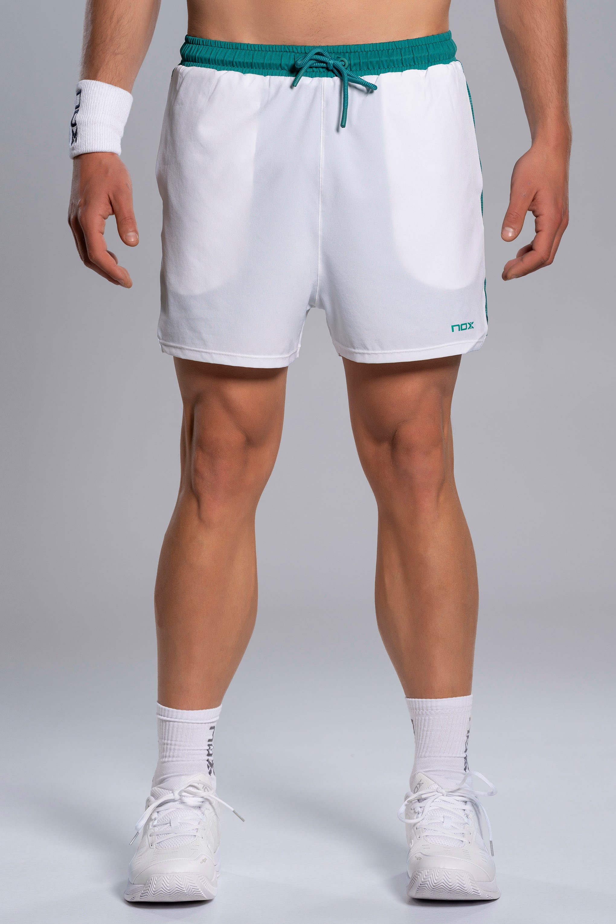Šortai NOX Pro vyrams balti (XL)