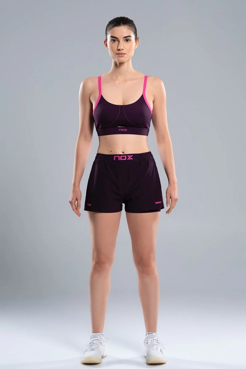 Sportinė liemenėlė NOX Pro Women Deep Purple (XL)