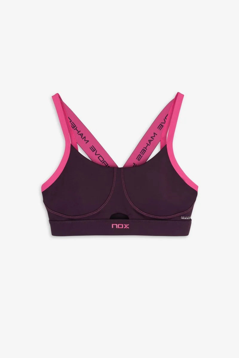 Sportinė liemenėlė NOX Pro Women Deep Purple (XL)