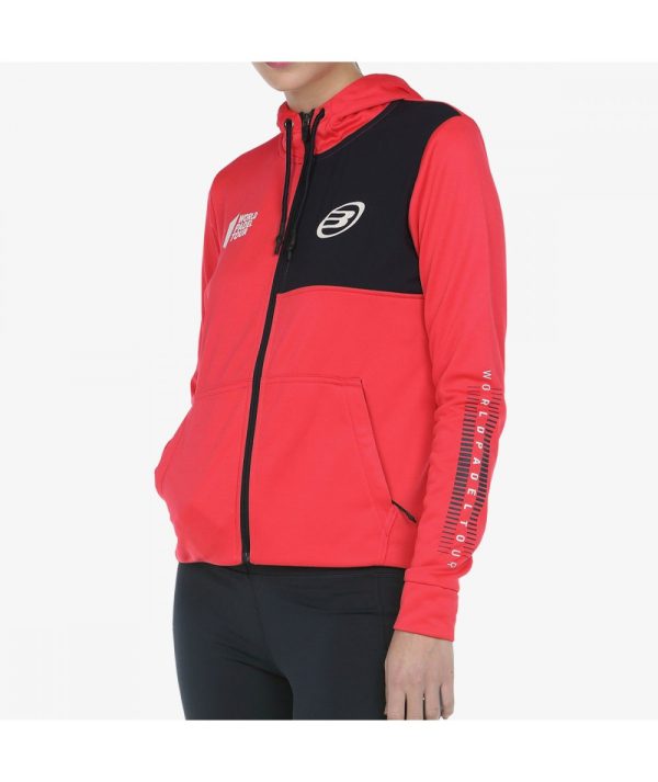 Bullpadel moteriškas džemperis Rodigal (sp. raudona)