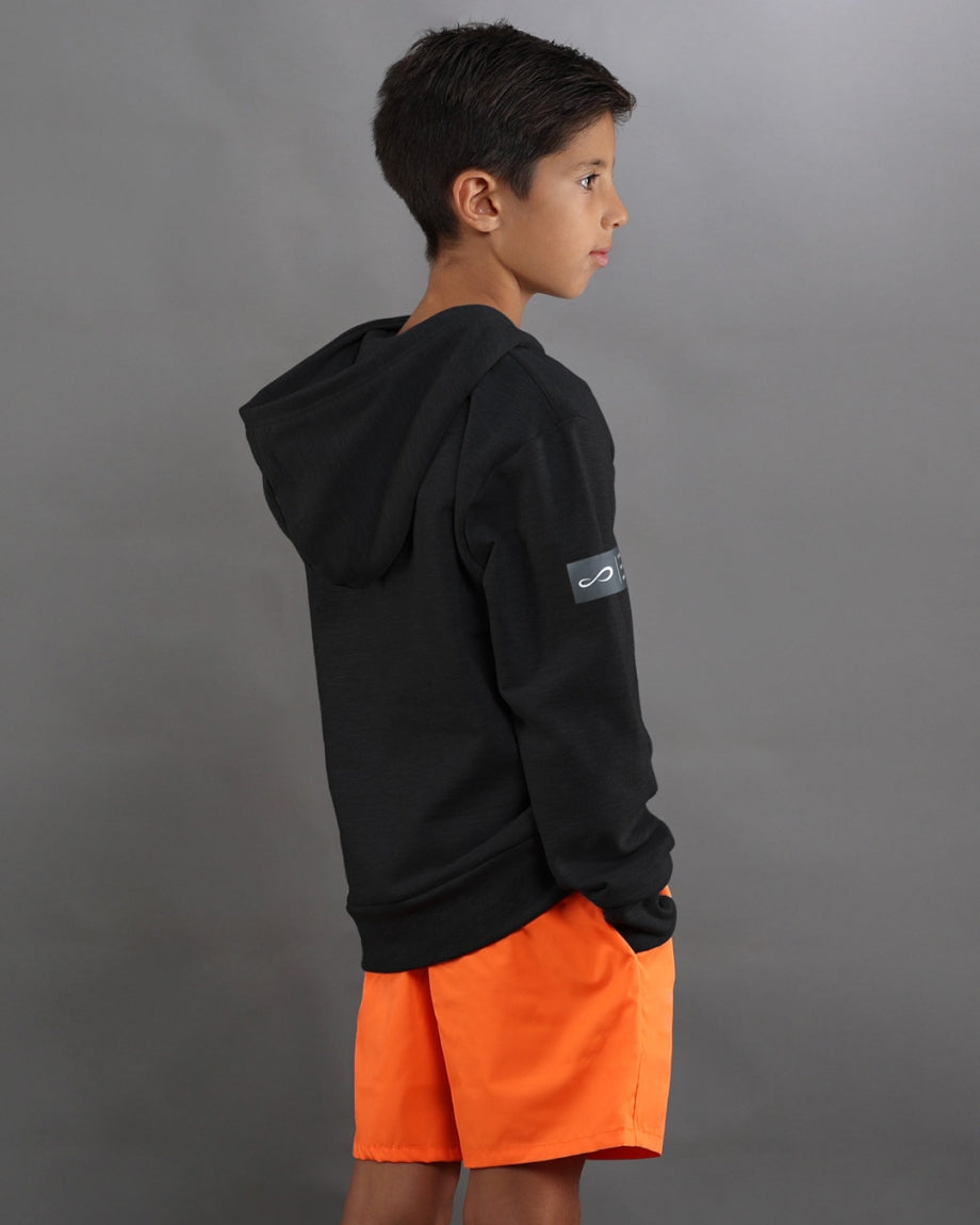 Džemperis ENDLESS Rush Kids Black Orange (10-12)