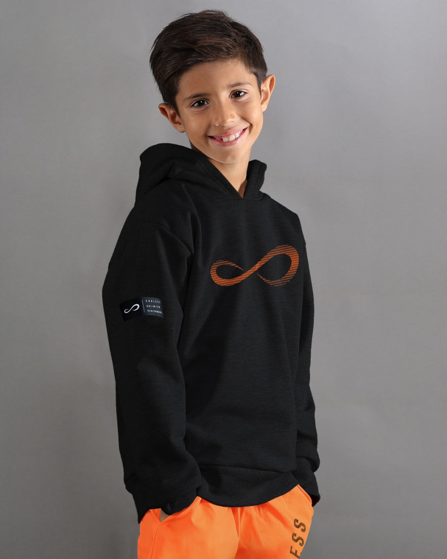 Džemperis ENDLESS Rush Kids Black Orange (10-12)