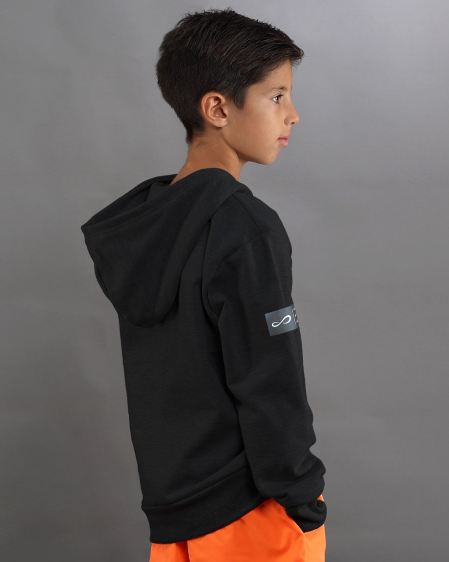Džemperis ENDLESS Rush Kids Black Orange (10-12)