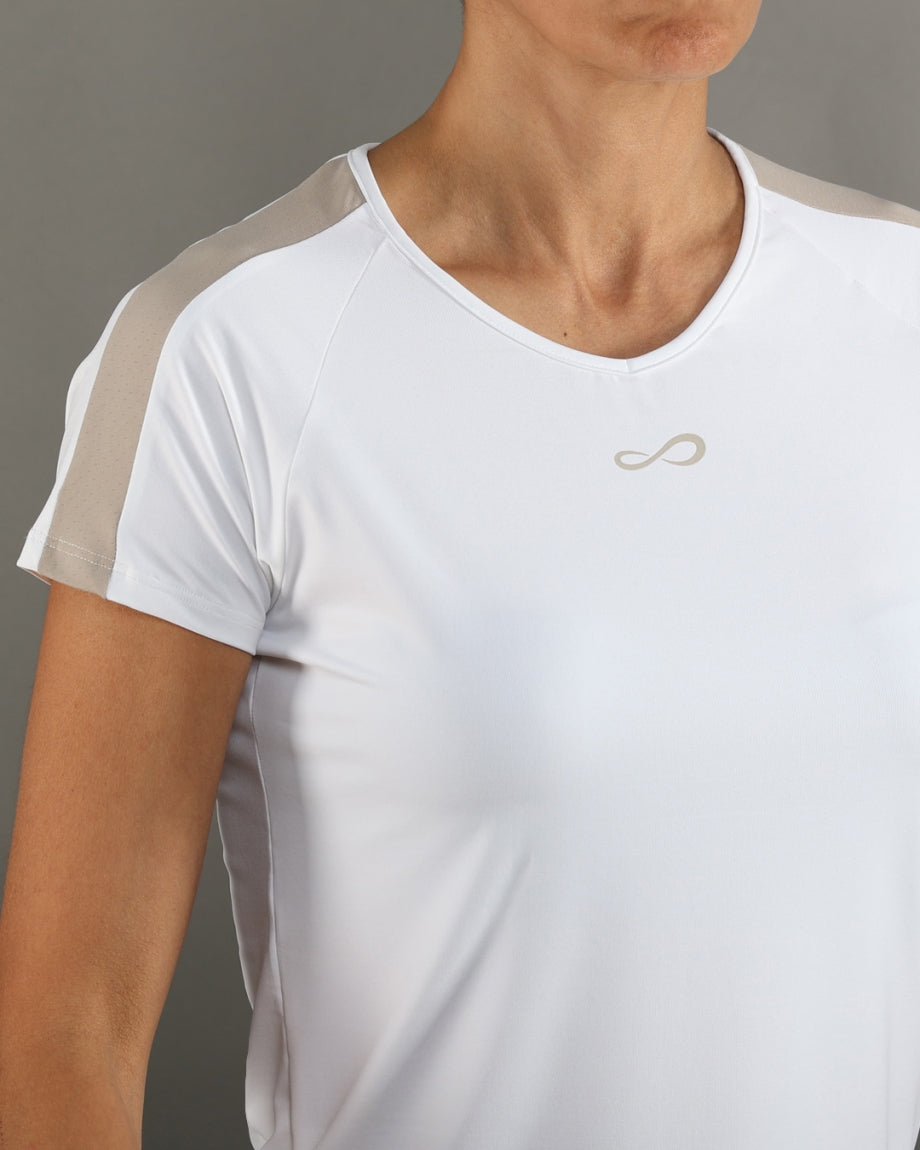 Marškinėliai ENDLESS Mesh II Women White Delave (L)