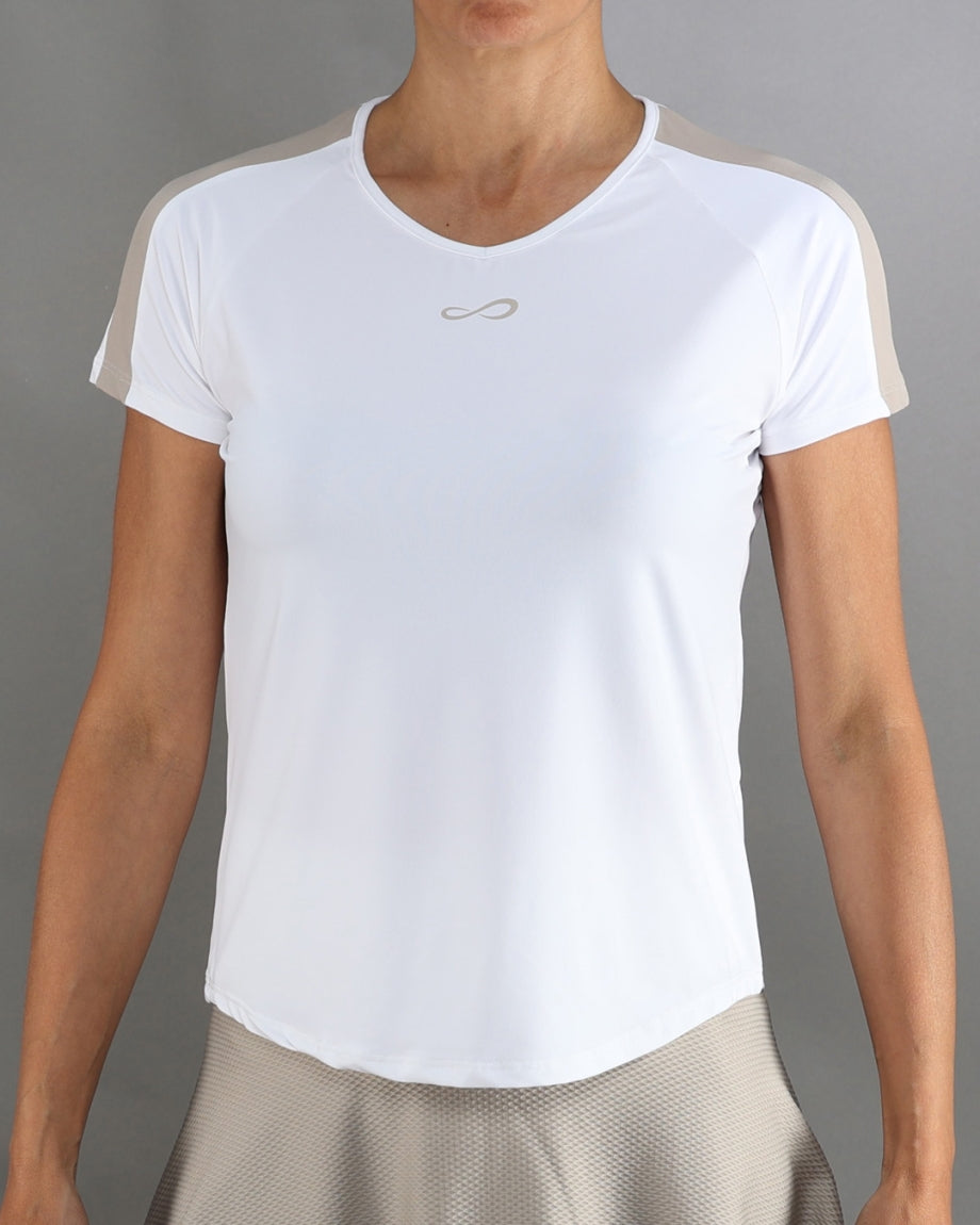 Marškinėliai ENDLESS Mesh II Women White Delave (L)