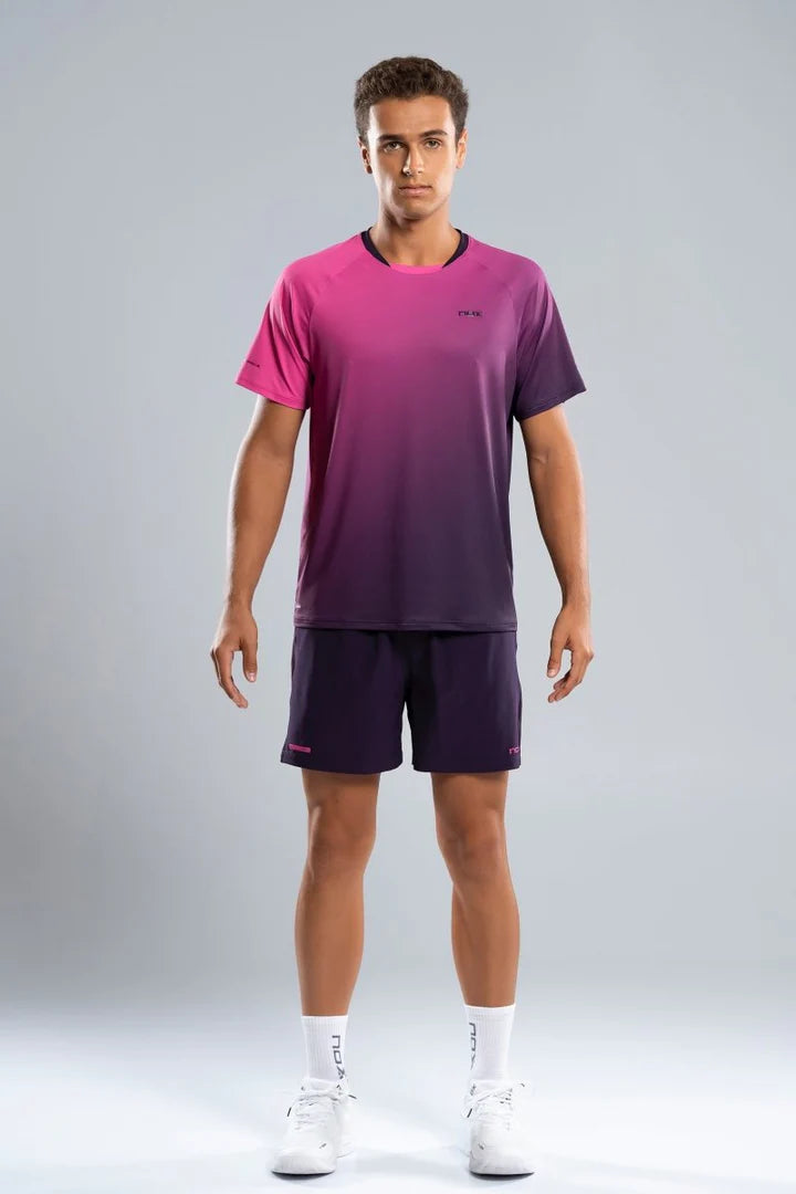 Marškinėliai NOX Pro Men Blackberry Rose Degraded (XXL)