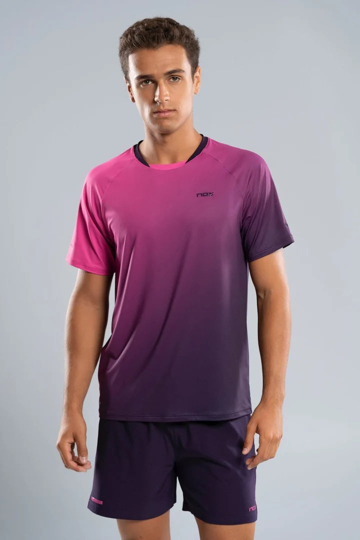 Marškinėliai NOX Pro Men Blackberry Rose Degraded (XXL)