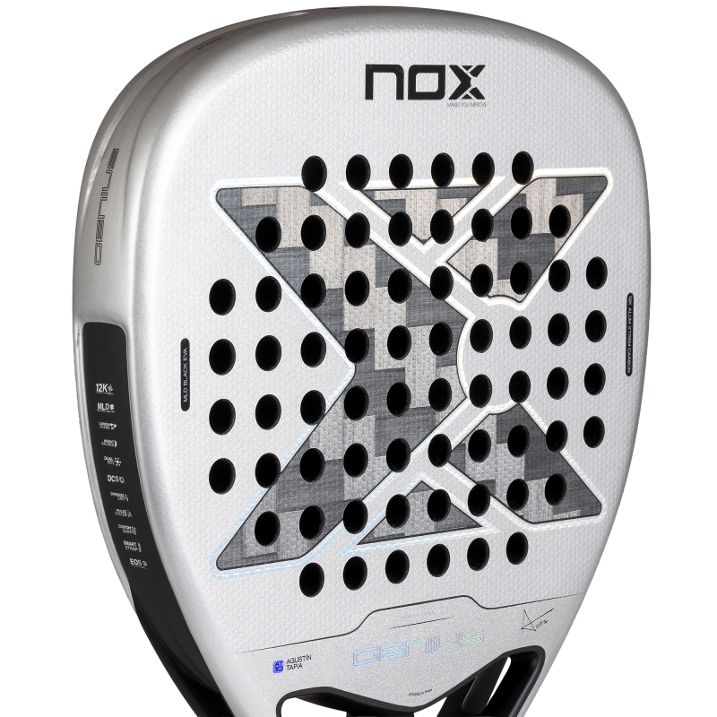 Padelio raketė NOX Genius Attack 12K Alum Xtrem Agustín Tapia 2027