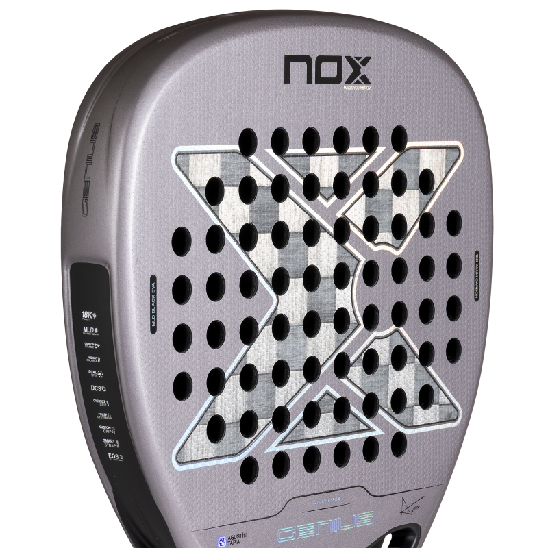 Padelio raketė NOX Genius Attack 18K Alum Agustín Tapia 2027