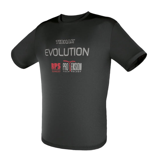 TIBHAR EVOLUTION vyriški marškinėliai juodi
