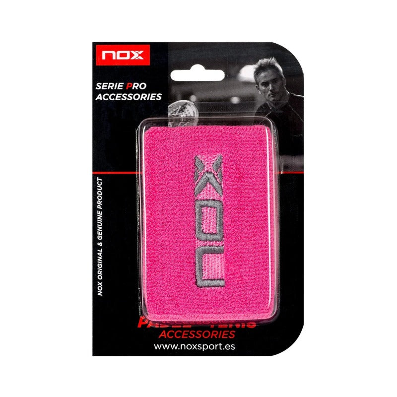 Riešinės NOX Pink With White Logo